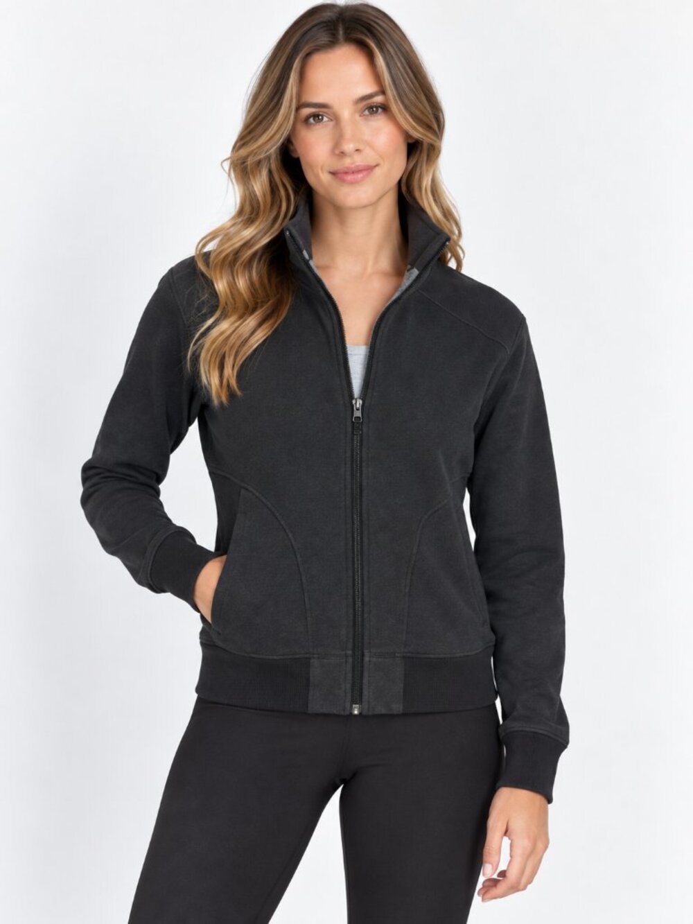Lululemon Women’s Black/Grey Full-Zip Jacket